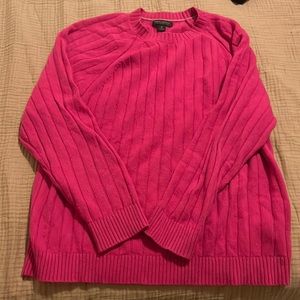 Banana republic XL pink wool sweater